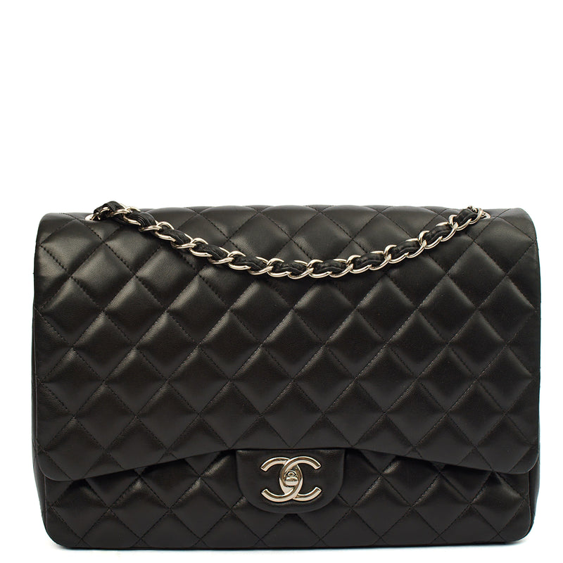 Picture of Chanel Cross Body Classic - Maxi in Black, Lambskin Leather
