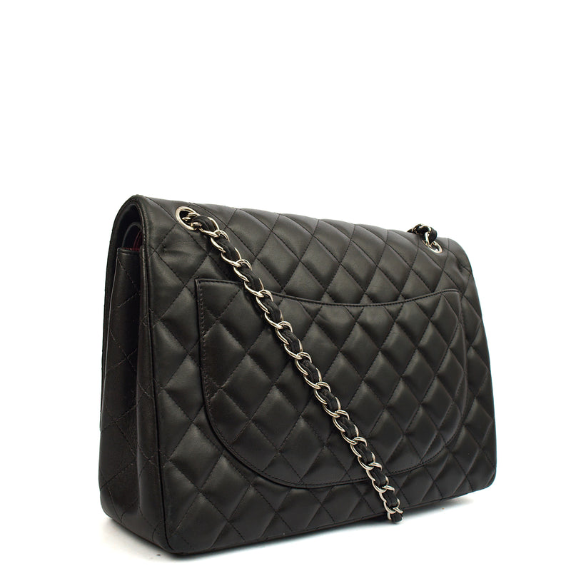 Picture of Chanel Cross Body Classic - Maxi in Black, Lambskin Leather