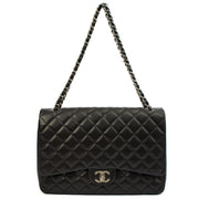 Picture of Chanel Cross Body Classic - Maxi in Black, Lambskin Leather
