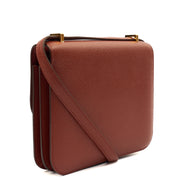 Picture of Hermes Shoulder Bag Constance 18 in Rouge Vénitien, Epsom Leather