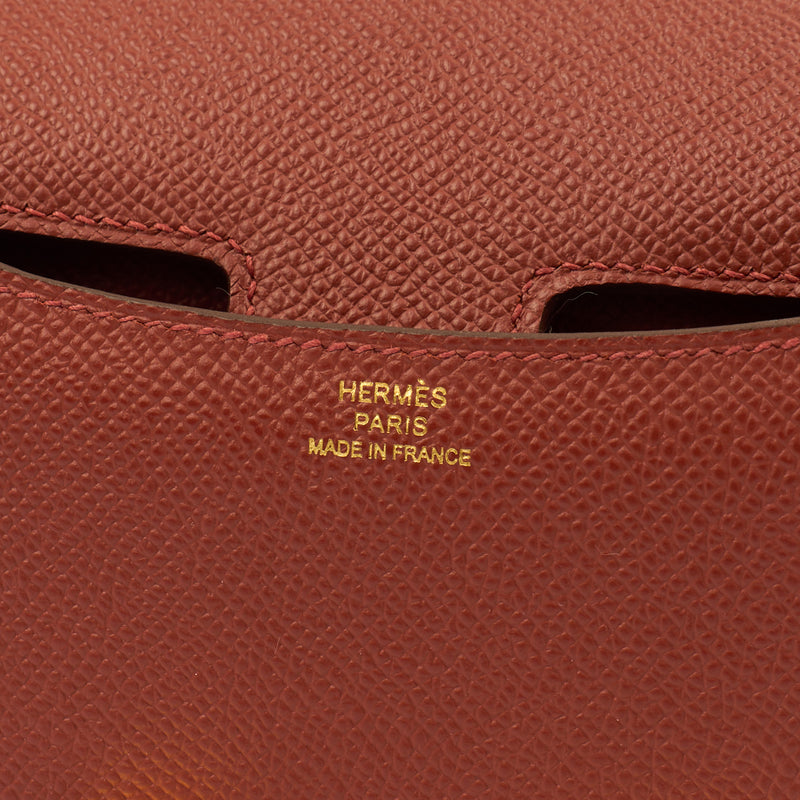 Picture of Hermes Shoulder Bag Constance 18 in Rouge Vénitien, Epsom Leather