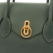 Picture of Mulberry Tote Seaton in Green, Leather