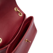 Picture of Chanel Top Handle Flap Bag With Top Handle in Red, Leather