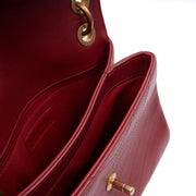 Picture of Chanel Top Handle Flap Bag With Top Handle in Red, Leather