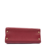 Picture of Chanel Top Handle Flap Bag With Top Handle in Red, Leather