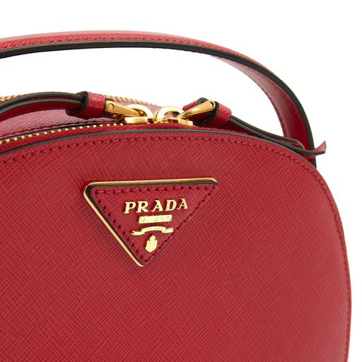 Picture of Prada Top Handle Crossbody in Red, Calfskin