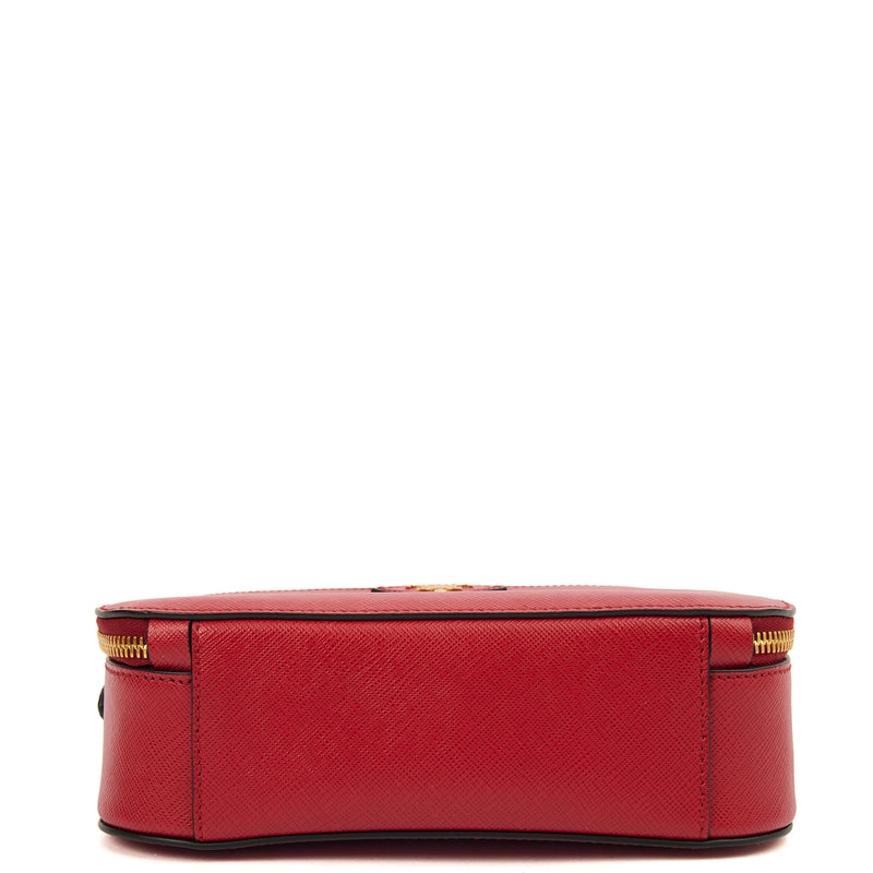 Picture of Prada Top Handle Crossbody in Red, Calfskin