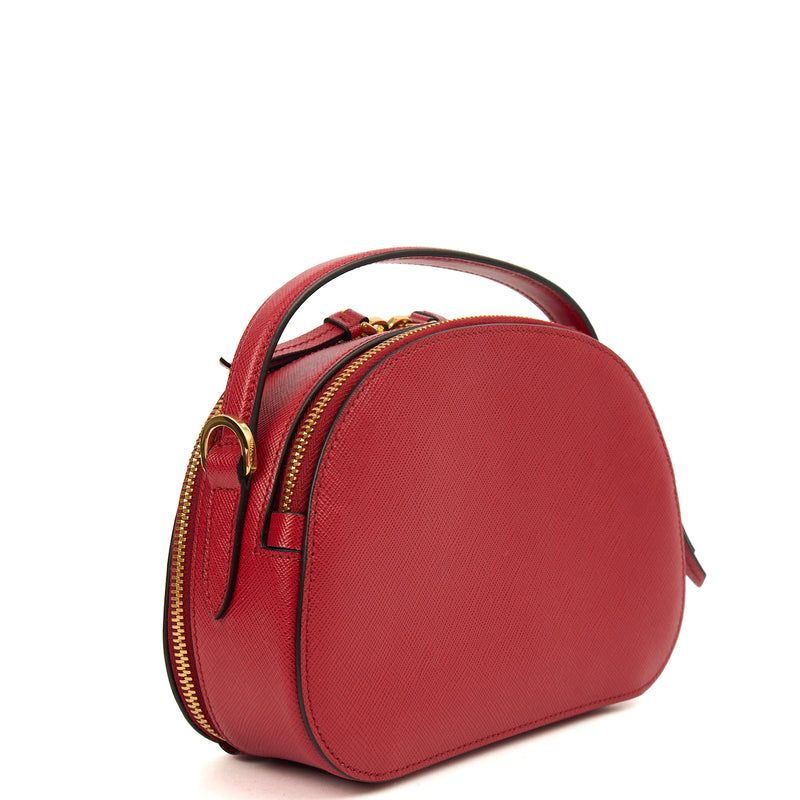Picture of Prada Top Handle Crossbody in Red, Calfskin