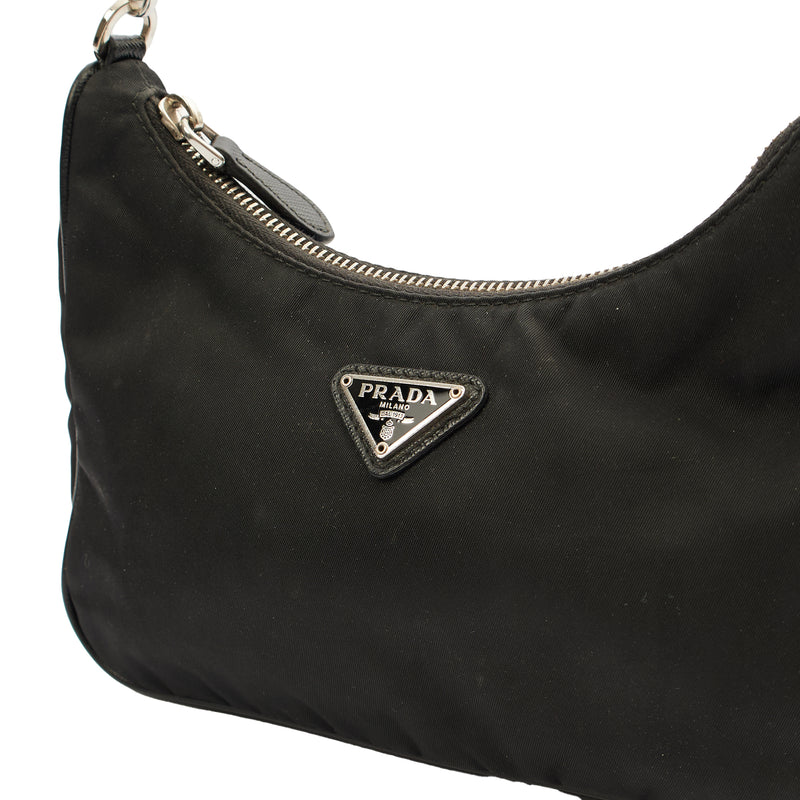 Picture of Prada Cross Body Re-Edition 2000 Shoulder Bag in Black, Fabric