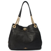 Picture of Coach Shoulder Bag Edie Tote in Black, Leather