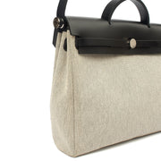 Picture of Hermes Tote Herbag Zip 31 in Black, Fabric