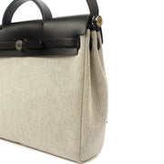 Picture of Hermes Tote Herbag Zip 31 in Black, Fabric