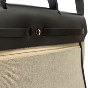 Picture of Hermes Tote Herbag Zip 31 in Black, Fabric