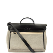 Picture of Hermes Tote Herbag Zip 31 in Black, Fabric