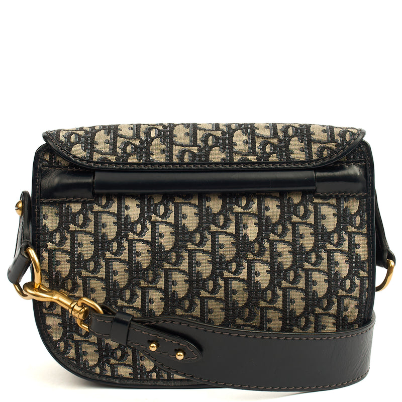 Picture of Christian Dior Cross Body Bobby- East West  in Blue, Fabric