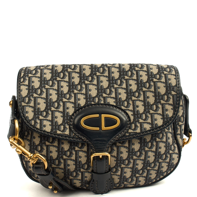 Picture of Christian Dior Cross Body Bobby- East West  in Blue, Fabric