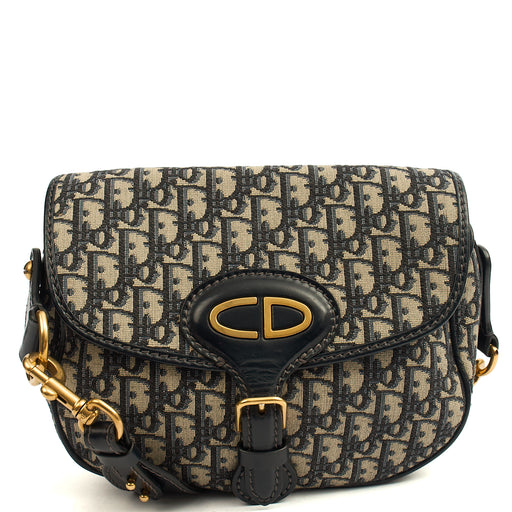 Picture of Christian Dior Cross Body Bobby- East West  in Blue, Fabric