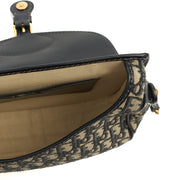Picture of Christian Dior Cross Body Bobby- East West  in Blue, Fabric