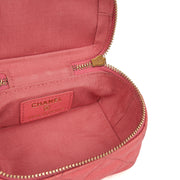 Picture of Chanel Cross Body Vanity Case - Mini in Pink, Caviar Leather