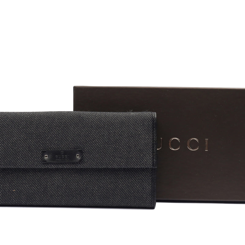 Picture of Gucci Wallet Wallet in Black, Canvas