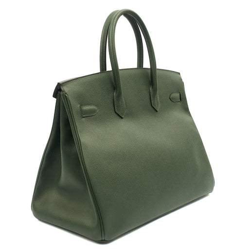Picture of Hermes Tote Birkin 35 in Vert Anglaise, Epsom Leather