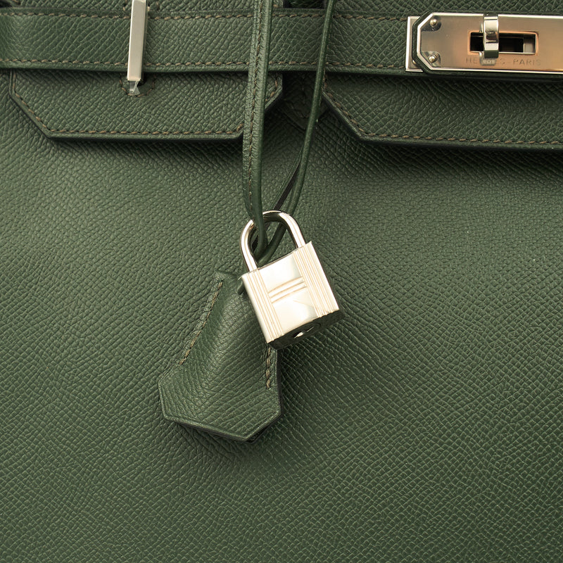 Picture of Hermes Tote Birkin 35 in Vert Anglaise, Epsom Leather