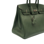 Picture of Hermes Tote Birkin 35 in Vert Anglaise, Epsom Leather