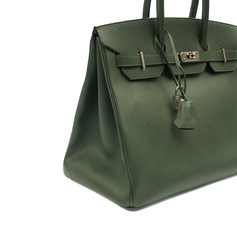 Picture of Hermes Tote Birkin 35 in Vert Anglaise, Epsom Leather