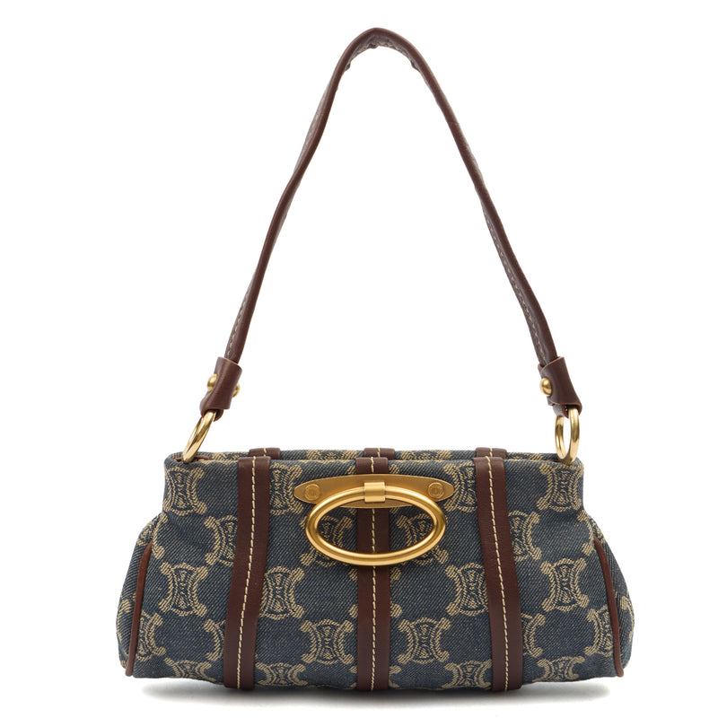 Picture of Celine Mini Bag Shoulder Bag in Blue, Fabric