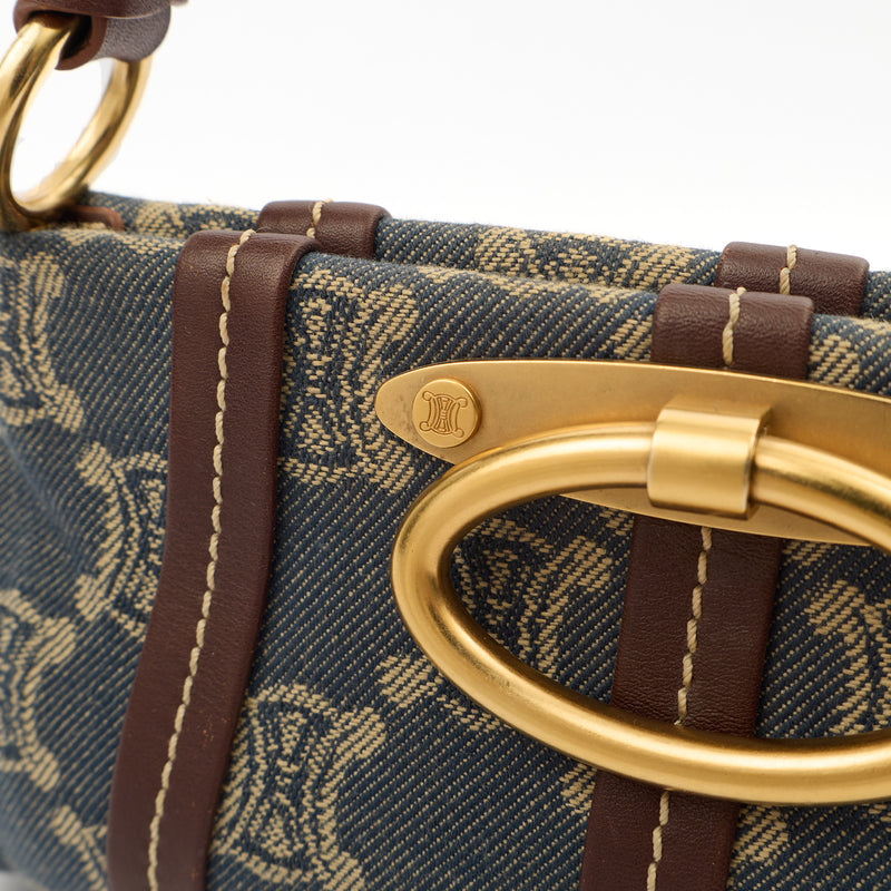 Picture of Celine Mini Bag Shoulder Bag in Blue, Fabric
