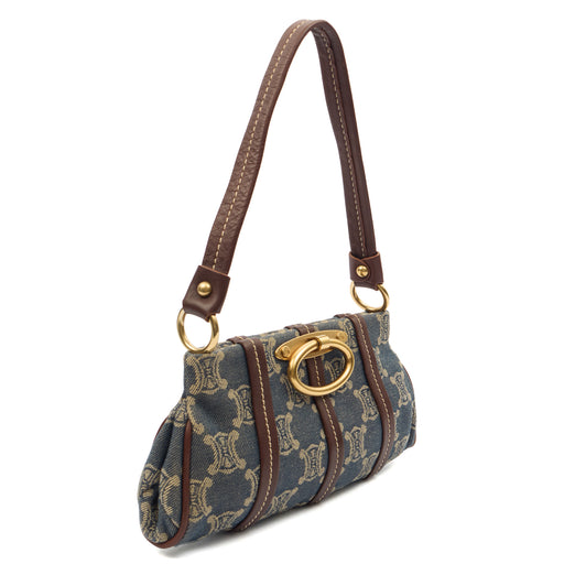 Picture of Celine Mini Bag Shoulder Bag in Blue, Fabric