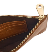 Picture of Mulberry Clutch Pouch in Oak, Calfskin Leather