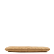Picture of Saint Laurent Clutch Monogram Pouch A5 in Neutral, Leather