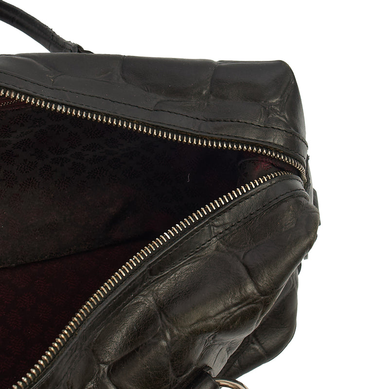 Picture of Mulberry Shoulder Bag Vintage Tote  in Black, Exotic Effect Leather