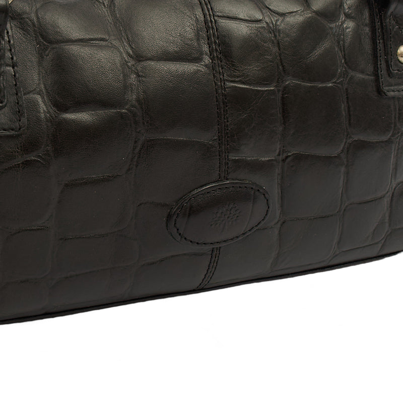 Picture of Mulberry Shoulder Bag Vintage Tote  in Black, Exotic Effect Leather