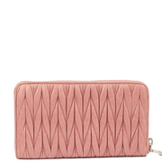 Picture of Miu Miu Purse Matelasse Wallet in Pink, Leather