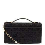 Picture of Christian Dior Cross Body My Dior Daily Chain Pouch in Black, Dior Oblique Embroidery