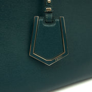 Picture of Fendi Tote 2Jour - Medium  in Green, Leather