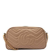 Picture of Gucci Cross Body Marmont Shoulder Bag - Small in Neutral, Leather