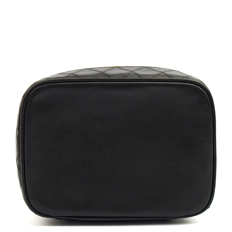 Picture of Chanel Top Handle Vanity Case in Black, Leather