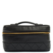 Picture of Chanel Top Handle Vanity Case in Black, Leather