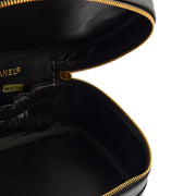 Picture of Chanel Top Handle Vanity Case in Black, Leather