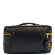 Picture of Chanel Top Handle Vanity Case in Black, Leather