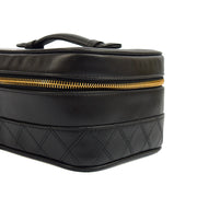 Picture of Chanel Top Handle Vanity Case in Black, Leather