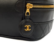 Picture of Chanel Top Handle Vanity Case in Black, Leather