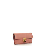 Picture of Chloe Purse Elsie Continental Flap Wallet in Nut, Calfskin Leather