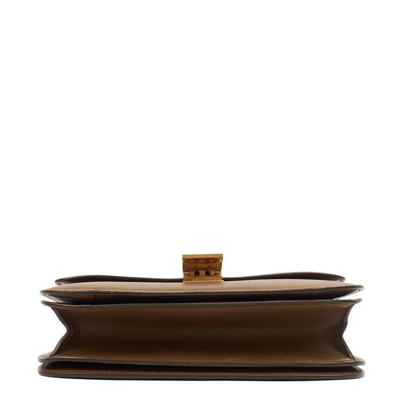 Picture of Celine Cross Body Box Bag - Medium in Brown, Box Calfskin