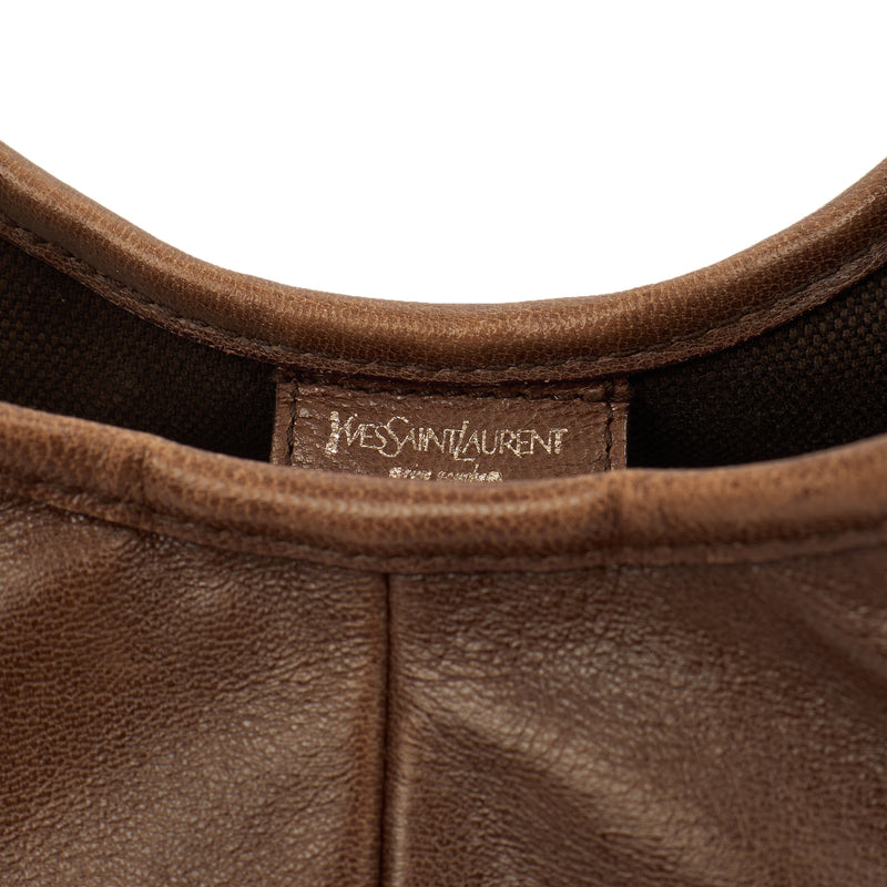Picture of Saint Laurent Shoulder Bag Mombasa in Brown, Calfskin Leather