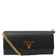 Picture of Prada Cross Body Shoulder Bag in Black, Leather