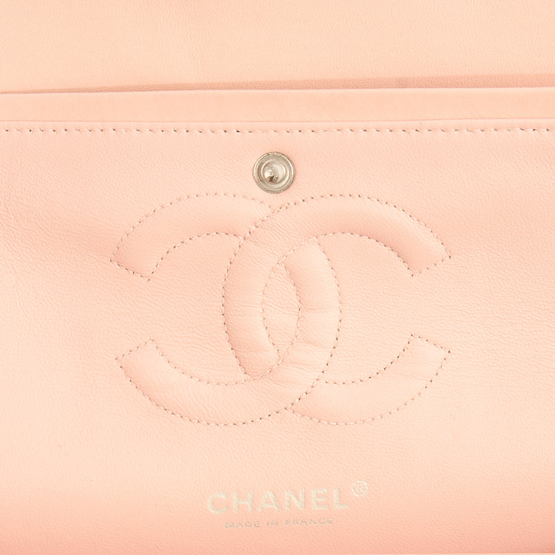 Picture of Chanel Shoulder Bag Classic Double Flap - Medium in Pink, Calfskin Leather